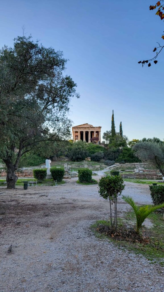 ancient agora, a stop in athens 4 day itinerary