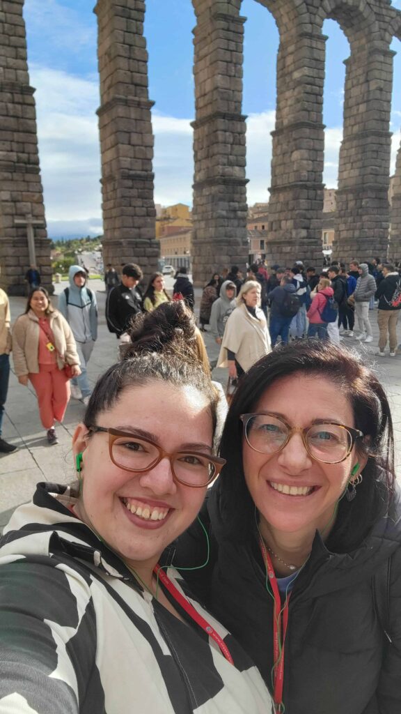 the honest truth about traveling: my friend ioanna and I met on a day trip to Segovia and Toledo