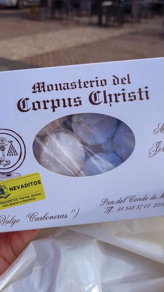 the box of cookies i bought from nuns in madrid