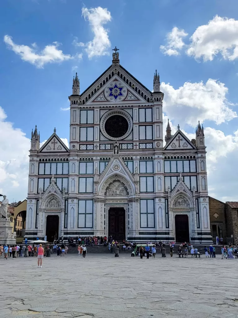 Basilica of Santa Croce in Florence, one of the best areas to stay in Florence
