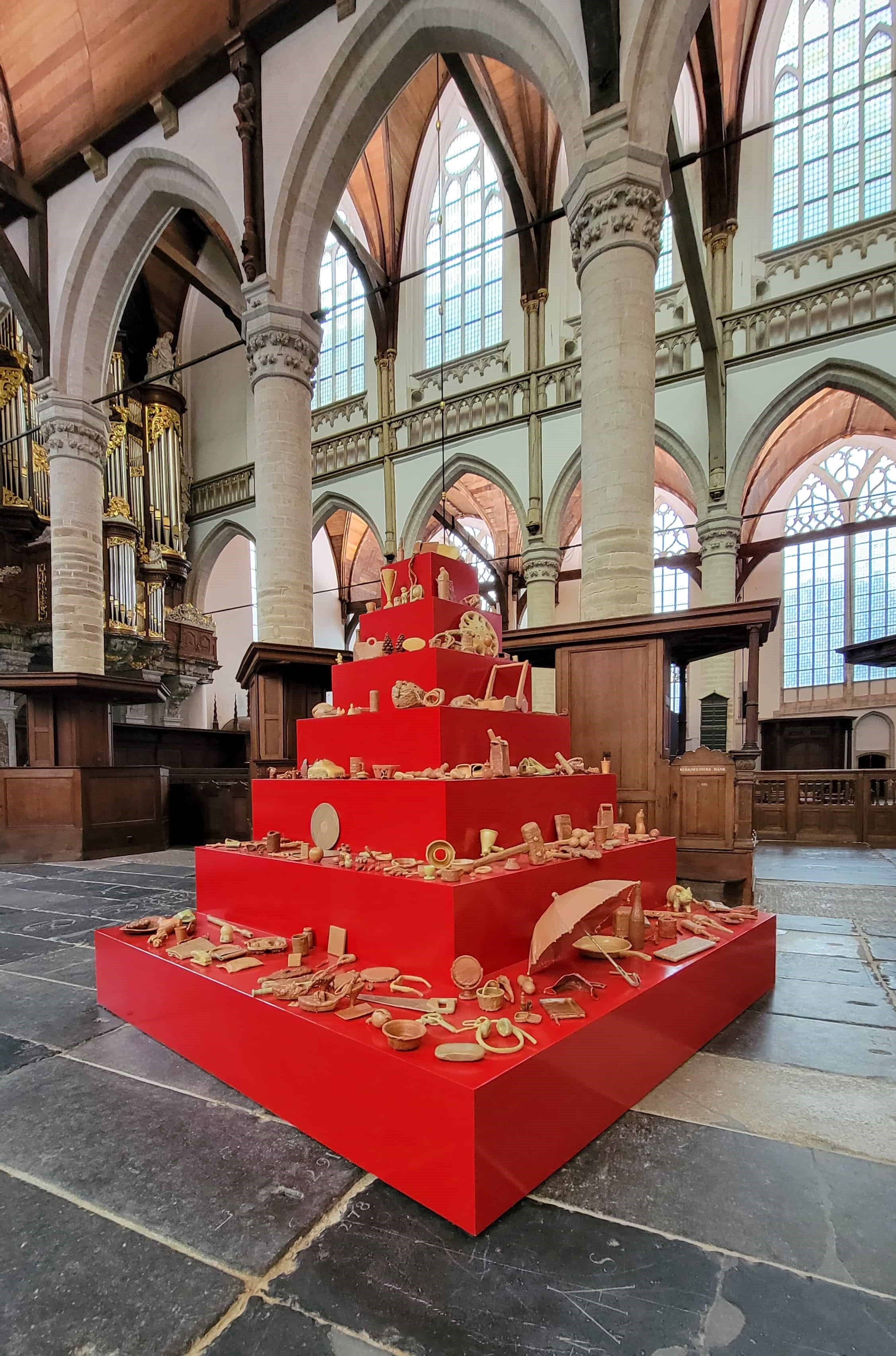 exhibit at the oude kerk in amsterdam