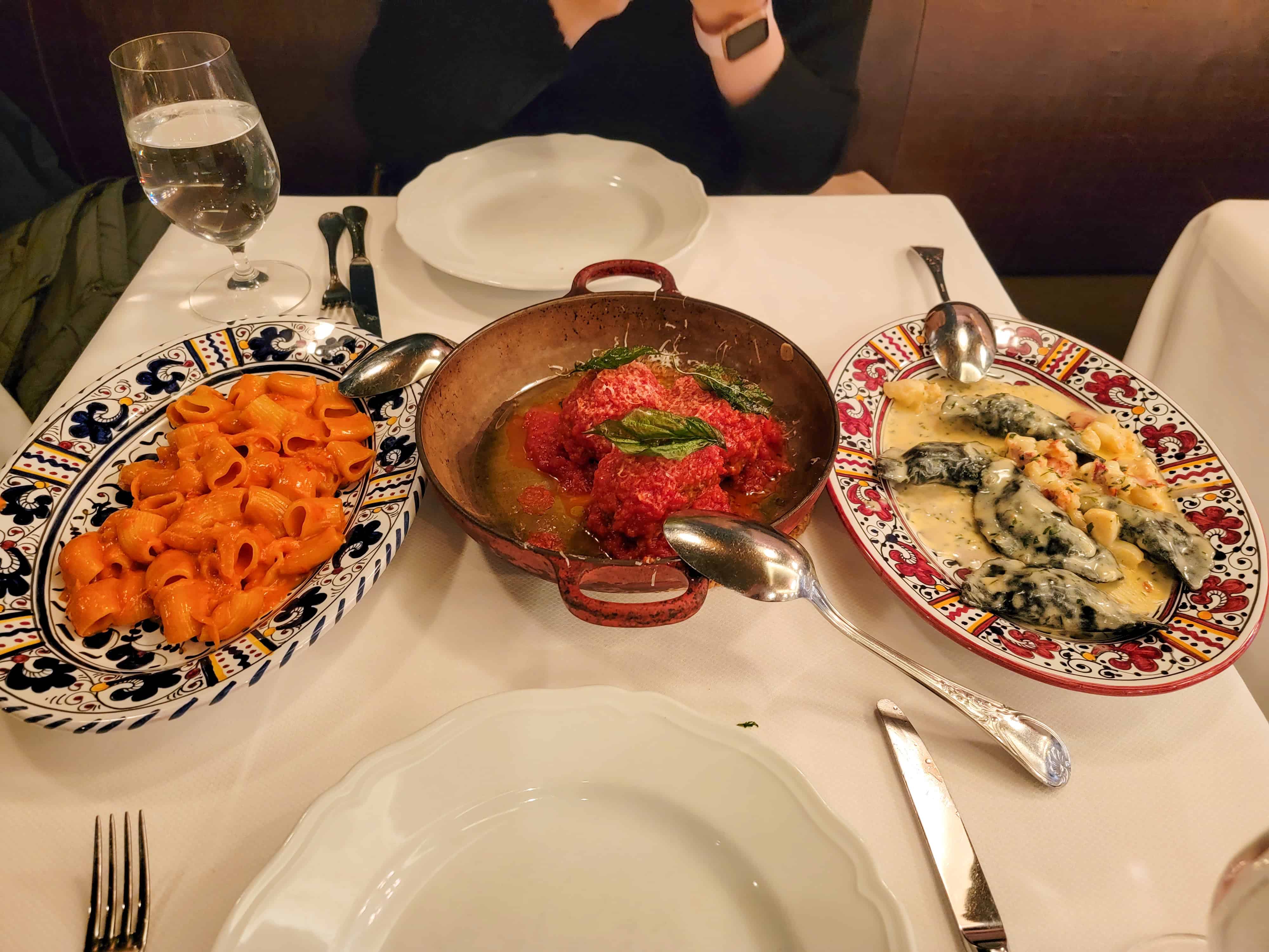 food at carbone in nyc