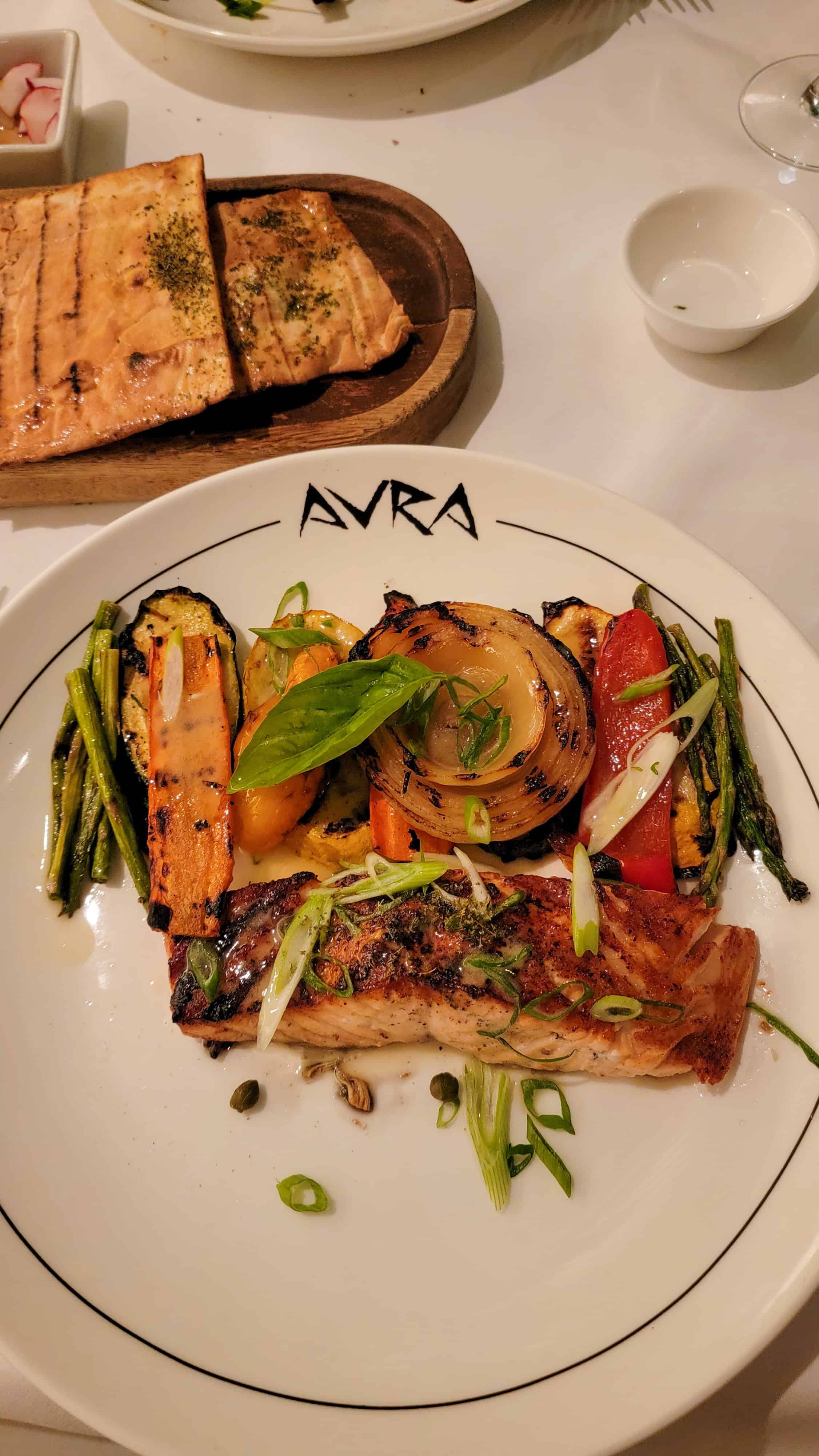 plate of food at avra madison nyc