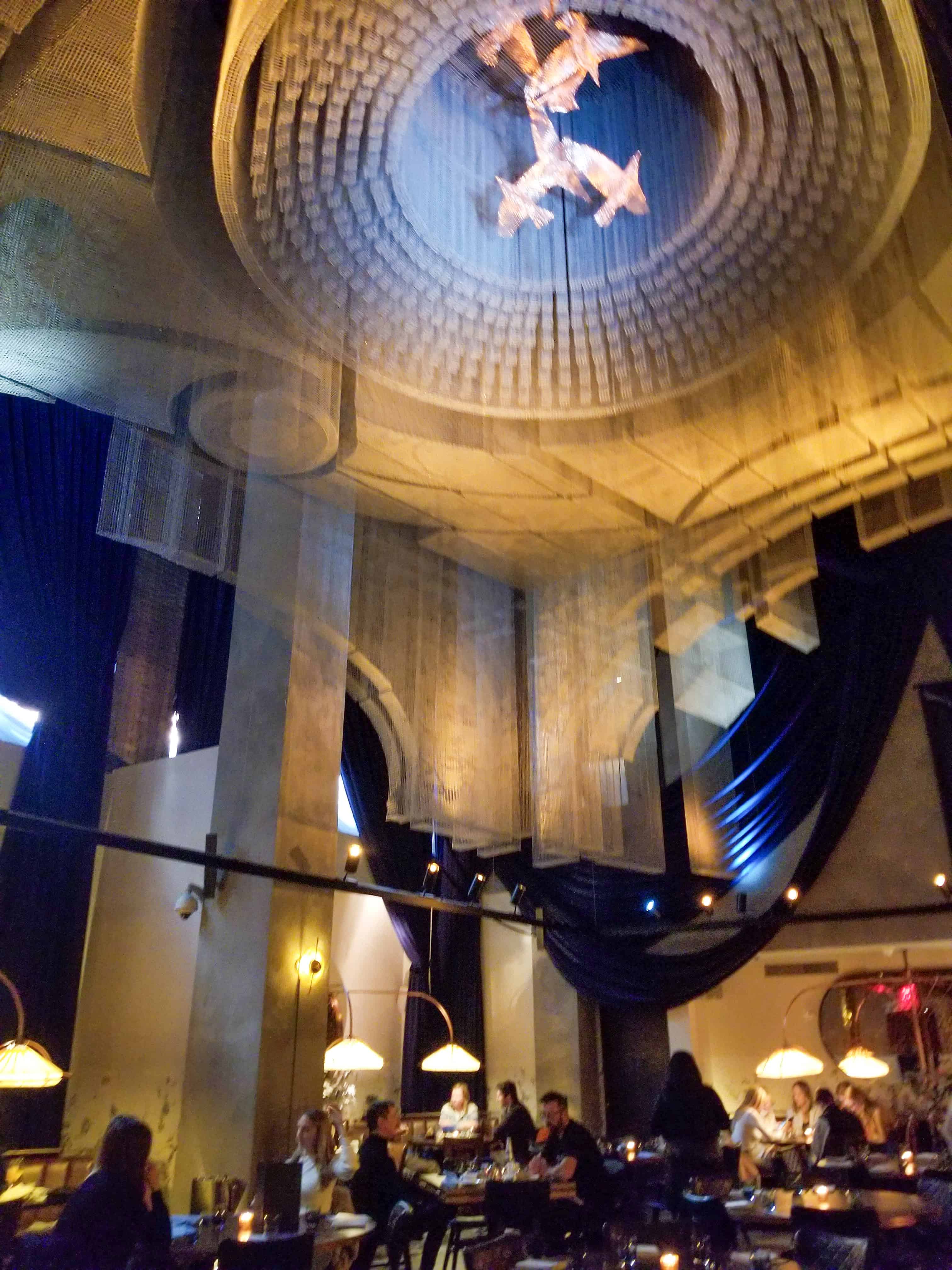 the inside of cathedrale restaurant nyc