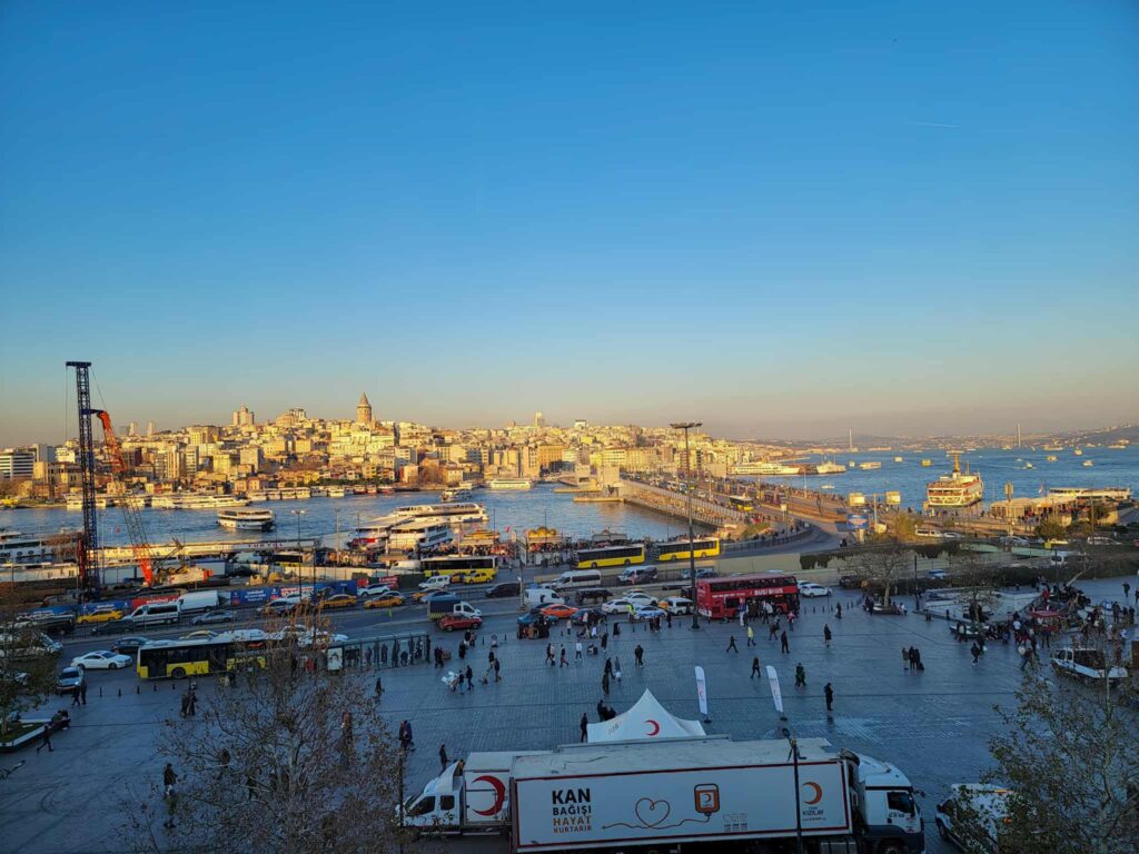 view of istanbul from hamdi restaurant