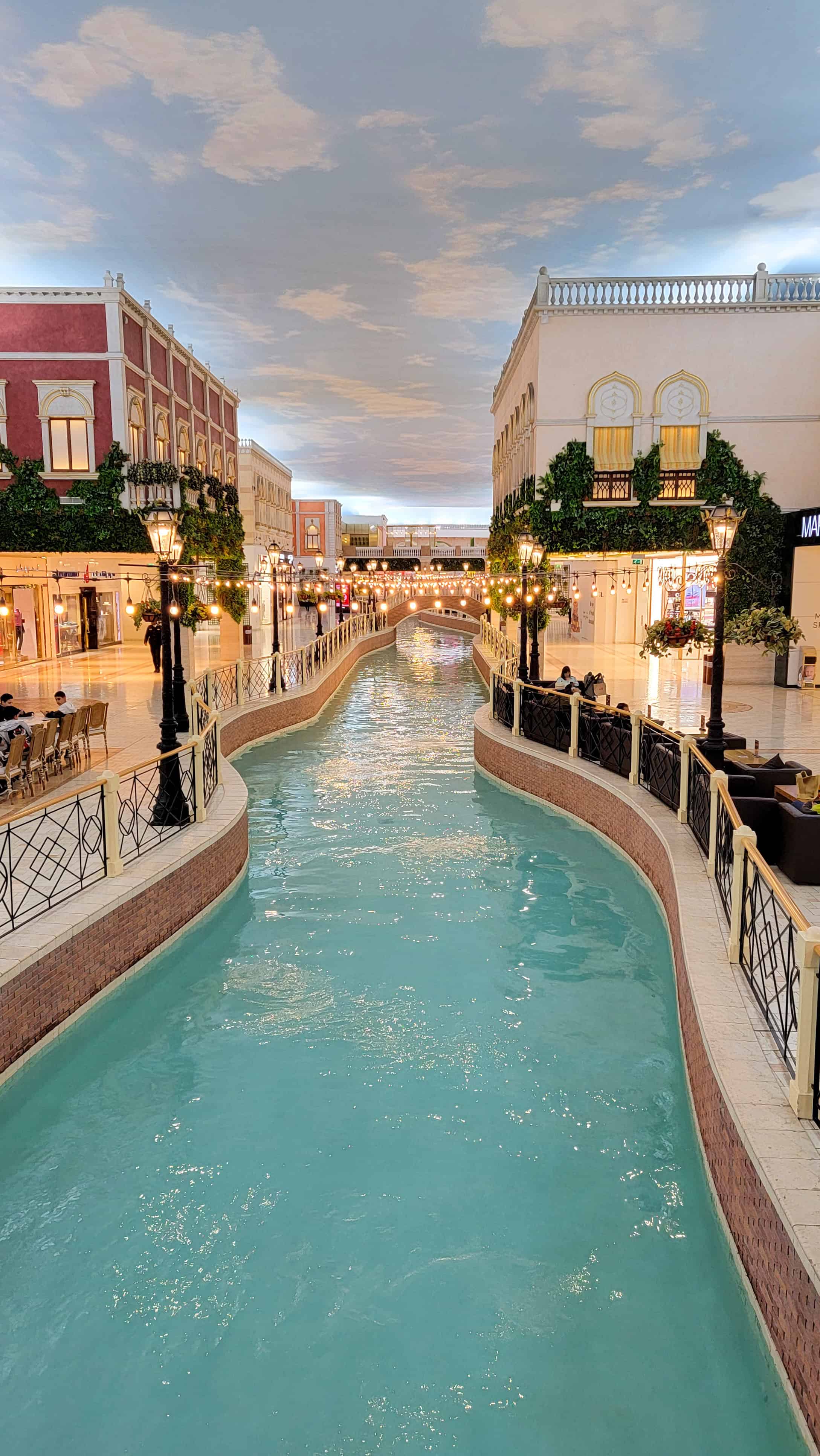 canal in the villaggio mall in doha