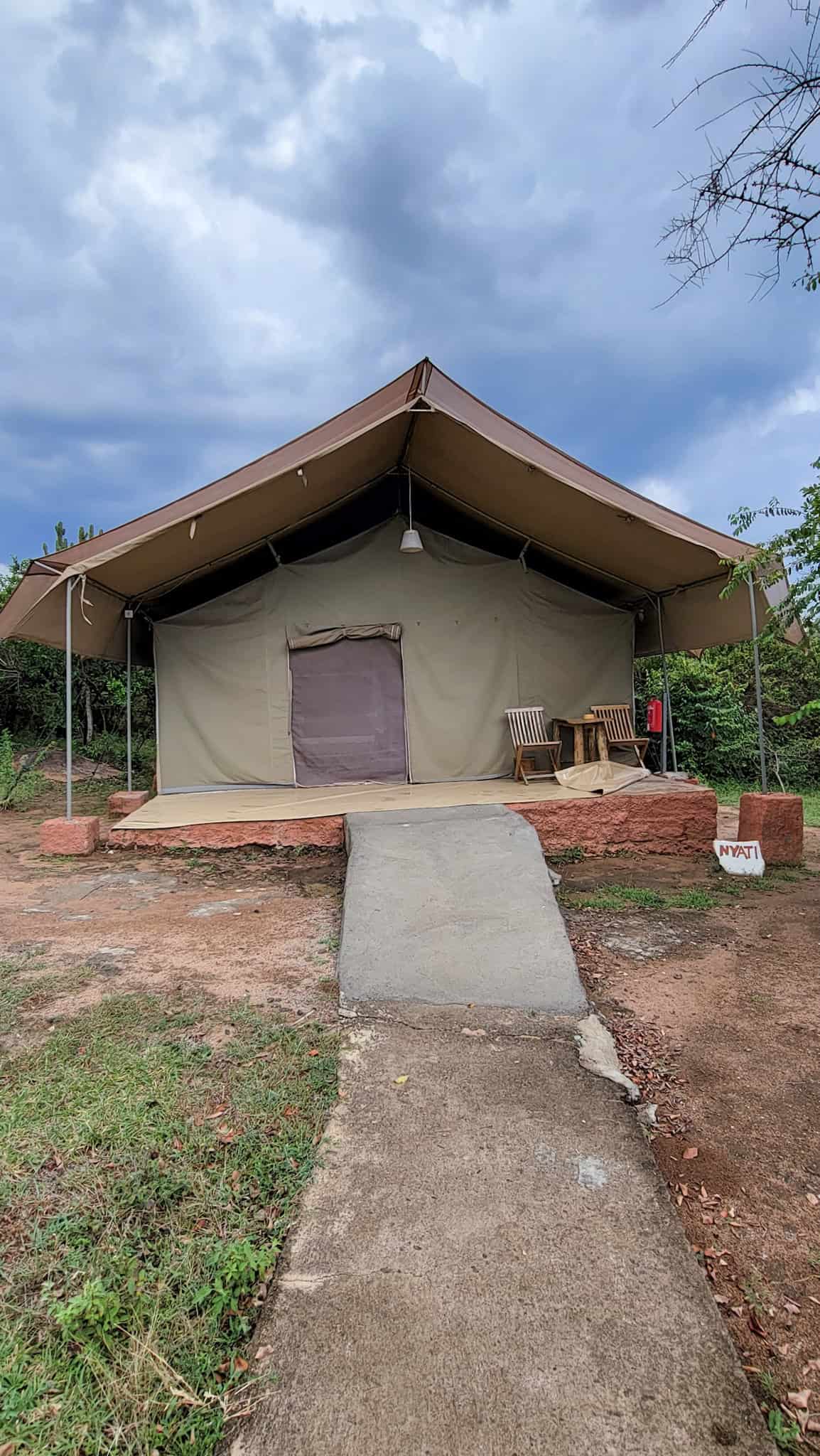 tent at enkorok mara camp