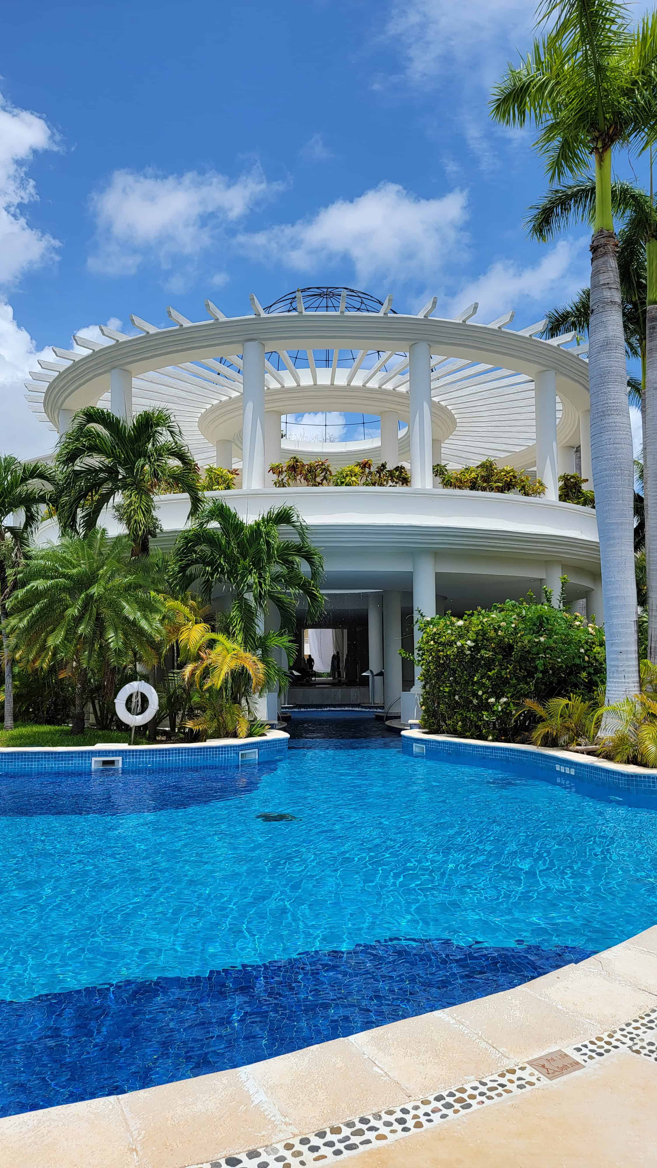 pool and spa at a hotel in tulum