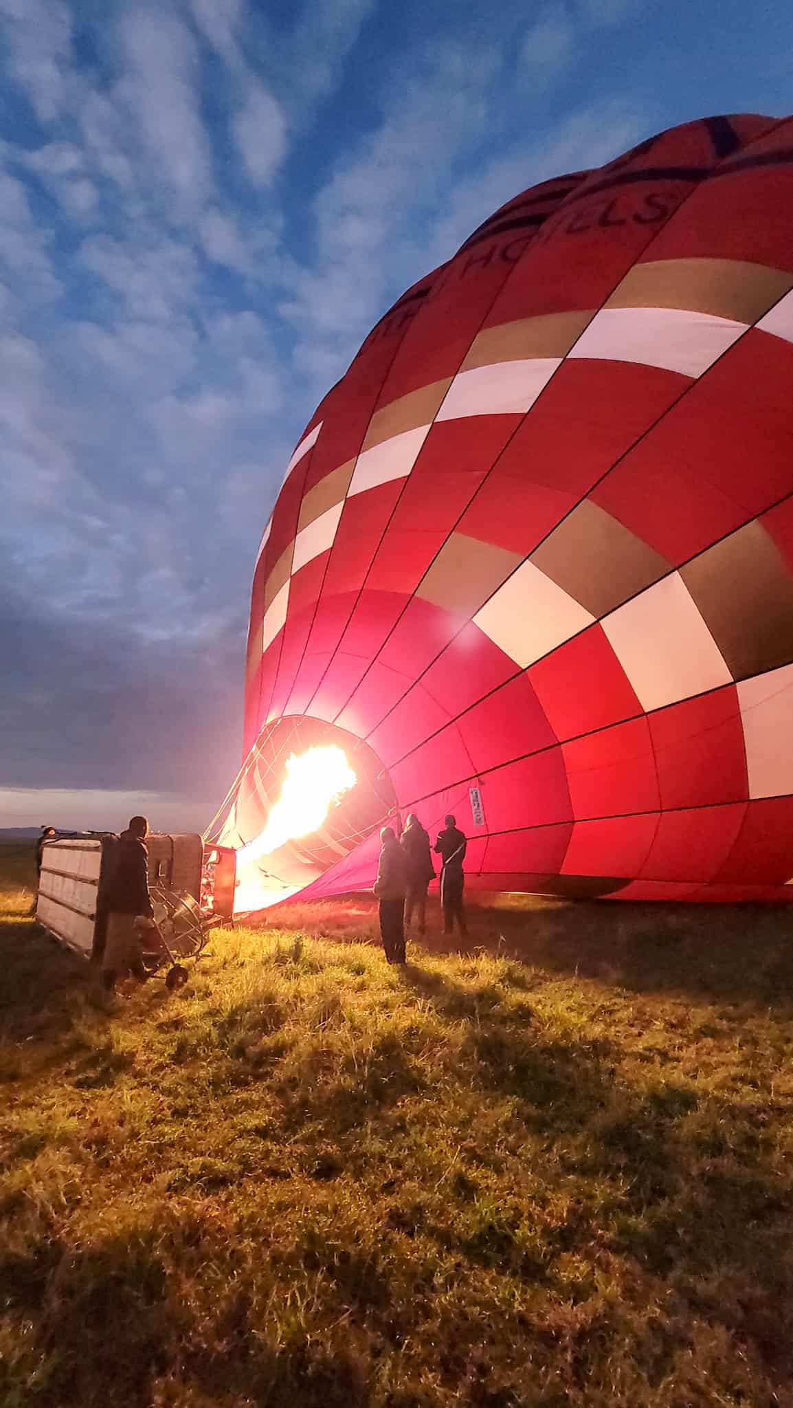 hot air balloon in kenya