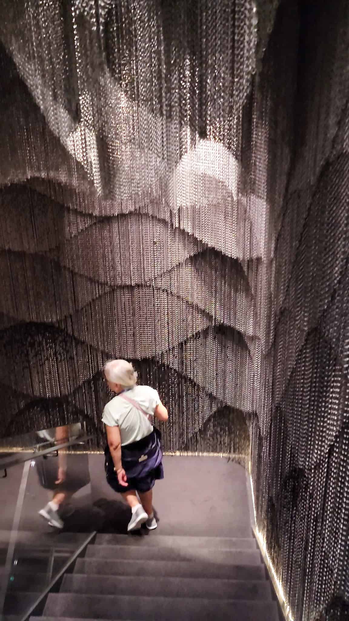 walls decorated with chains in casa batllo