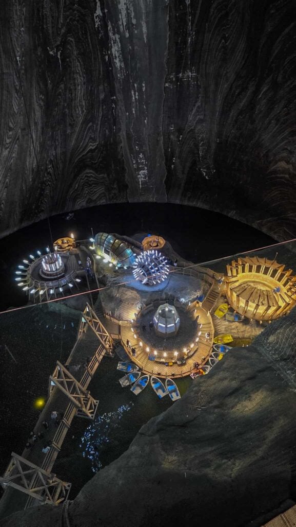 turda salt mine in romania