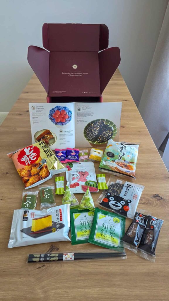 all items in this month's sakuraco box