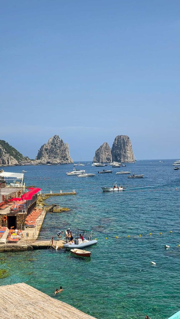 beach in capri