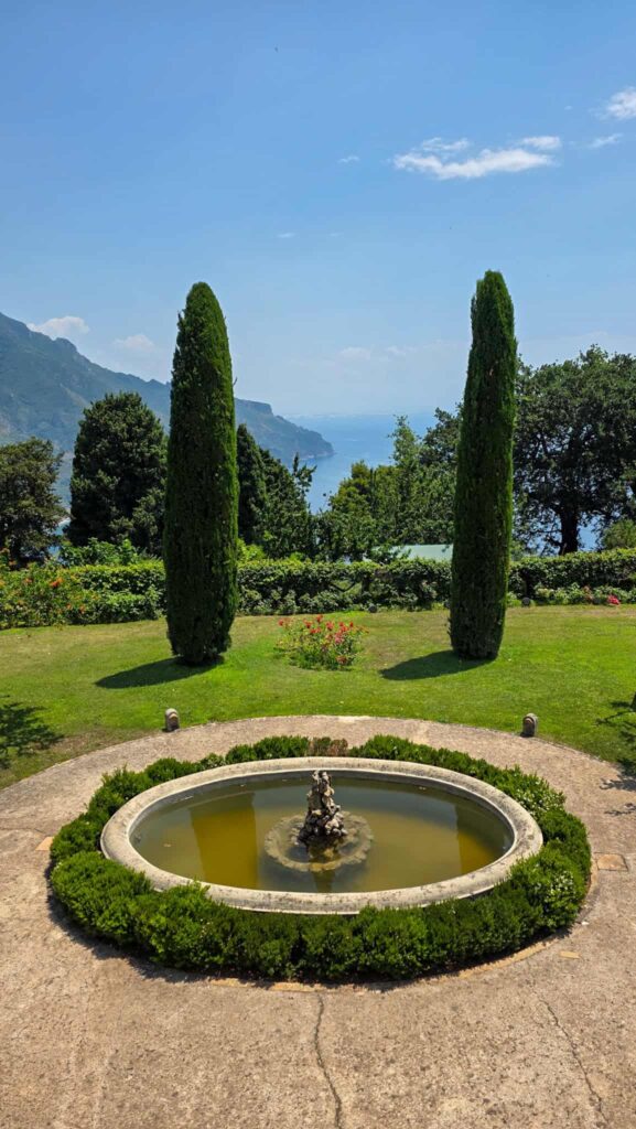 gardens at villa cimbrone in ravello