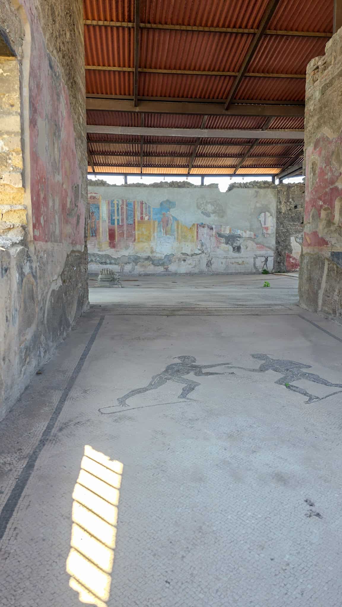 a roman villa in pompeii