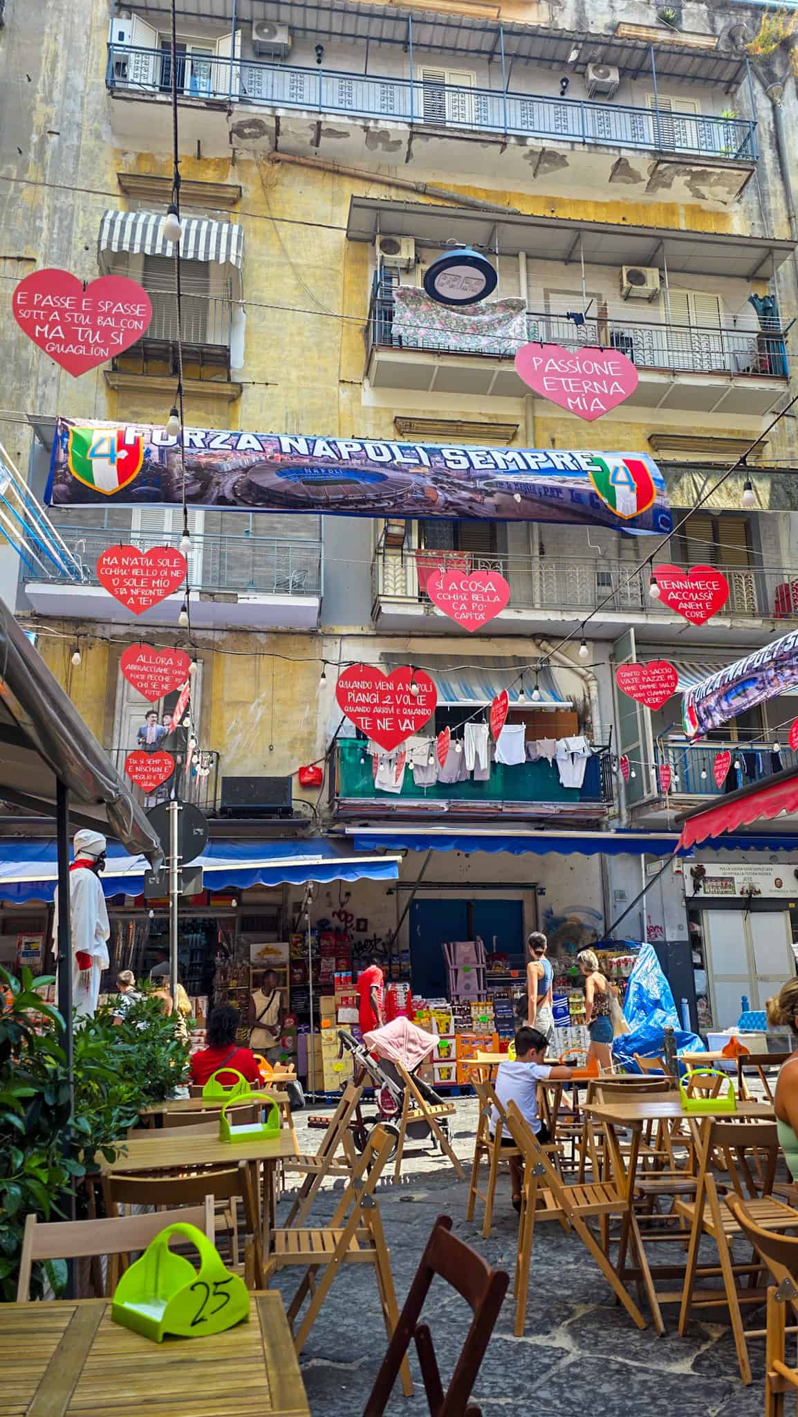 a street in central naples
