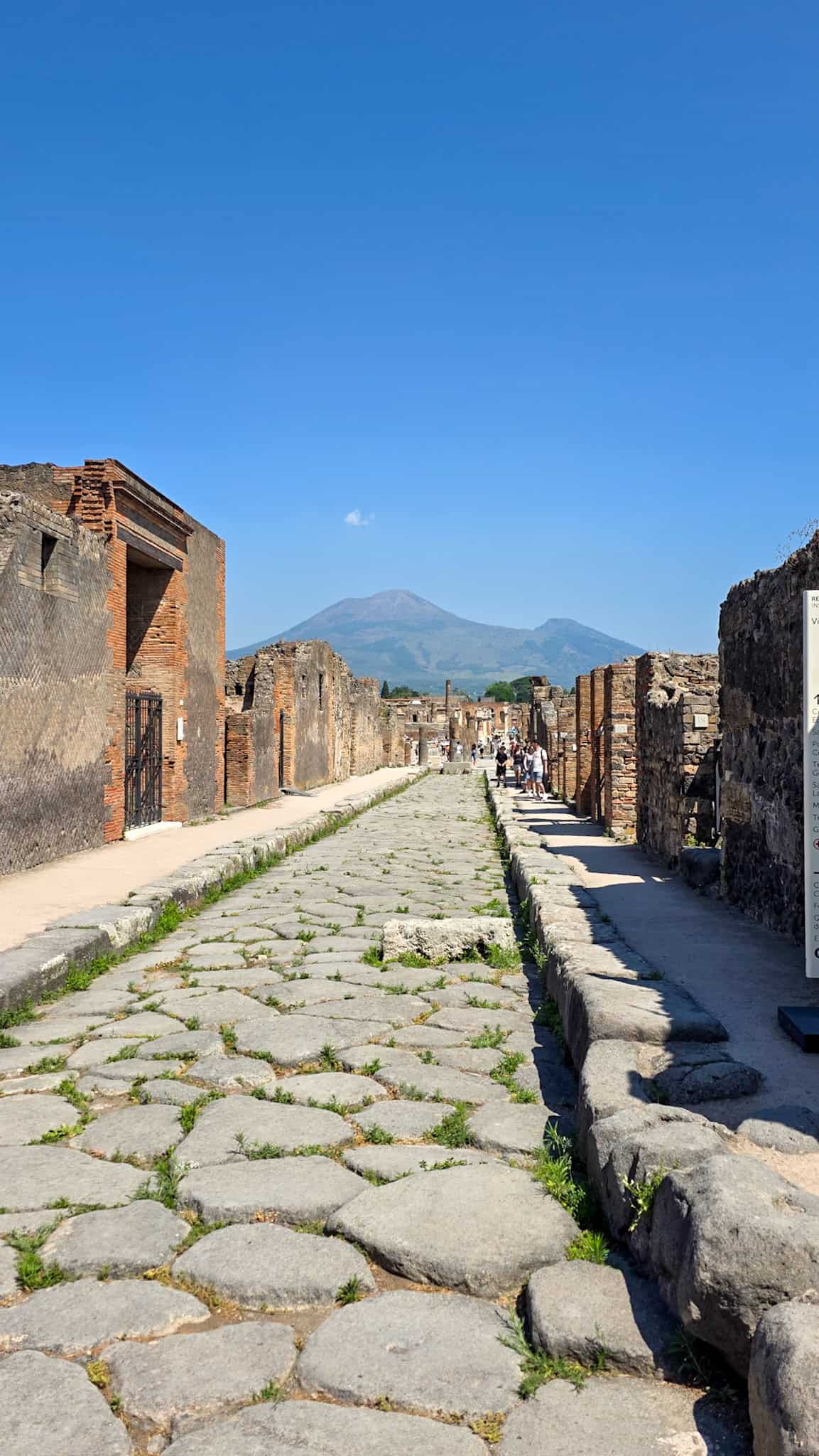 a street in pompeii, part of exploring vesuvius and pompeii in one day