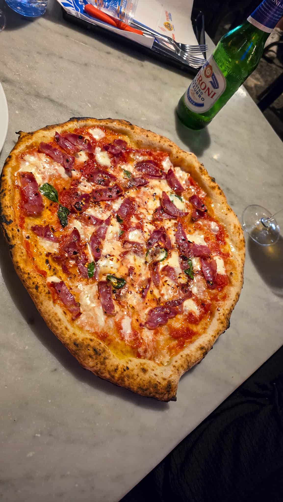 pizza diavola at sorbillo