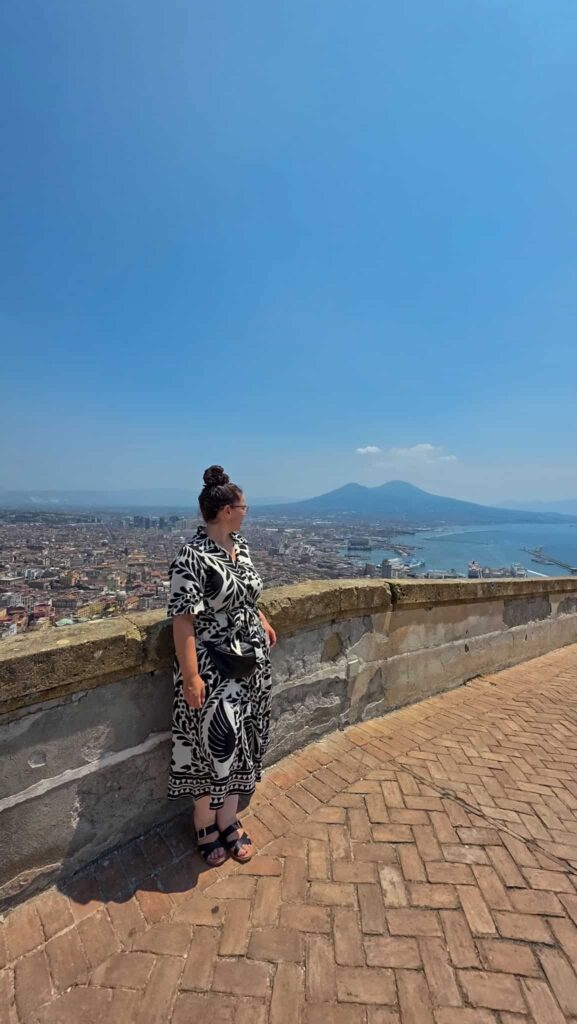 the author at castel sant'elmo