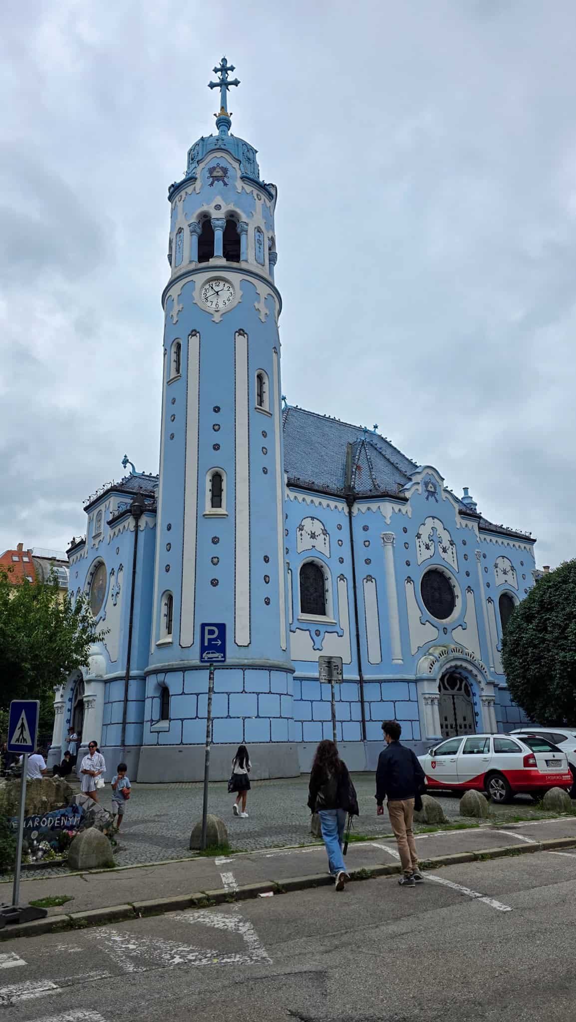 the blue church in bratislava