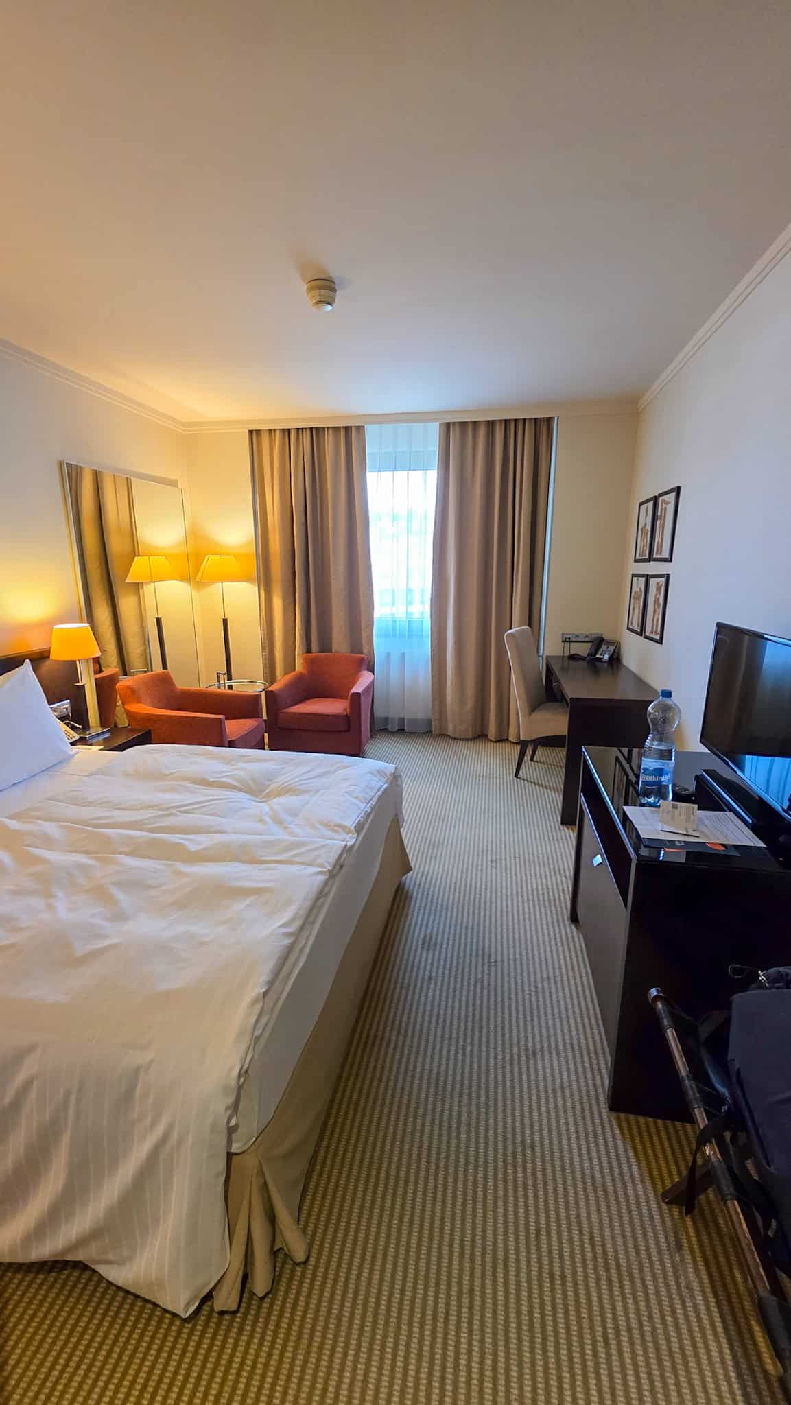the room at crowne plaza bratislava in old town, one of the best areas to stay in bratislava