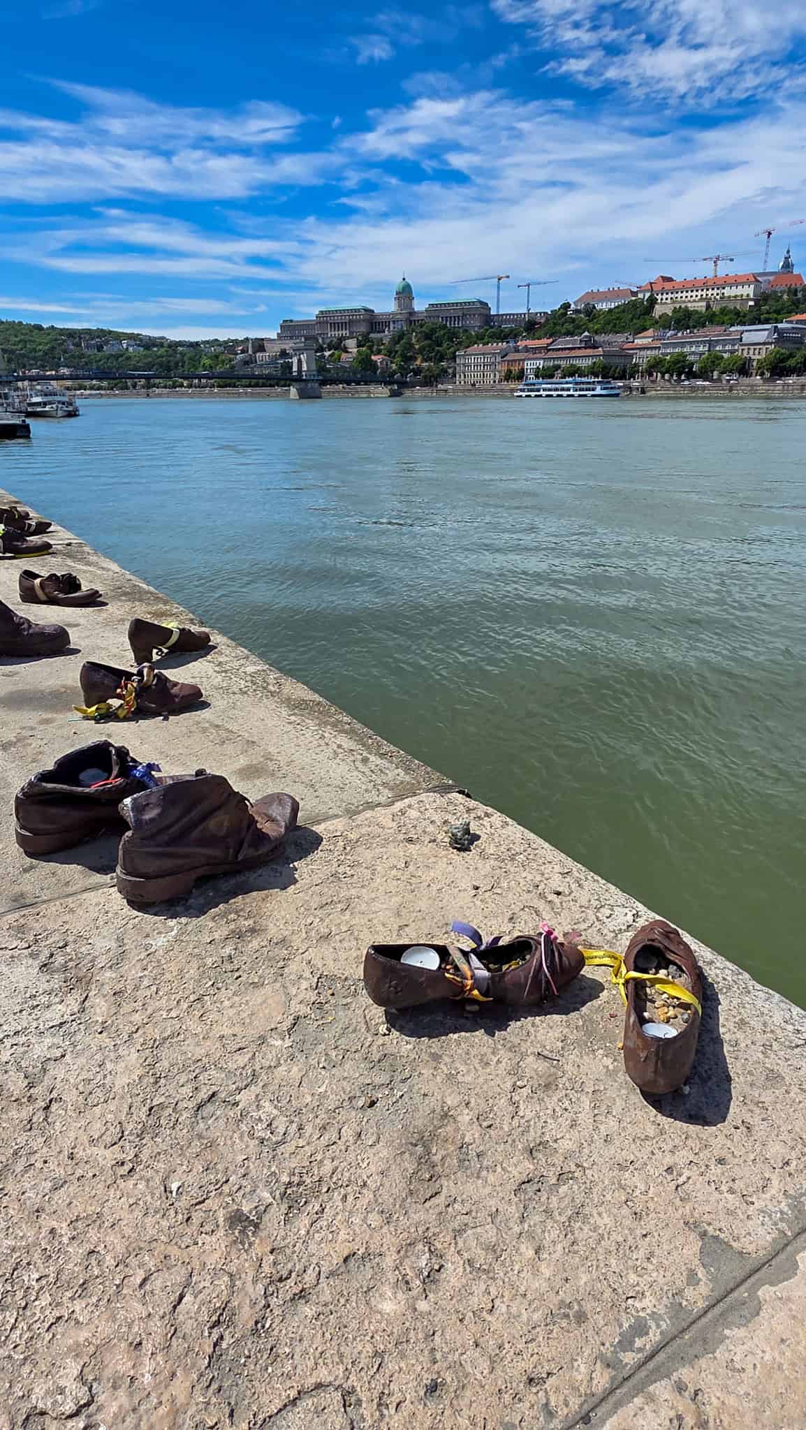 the shoes on the danube memorial in budapest