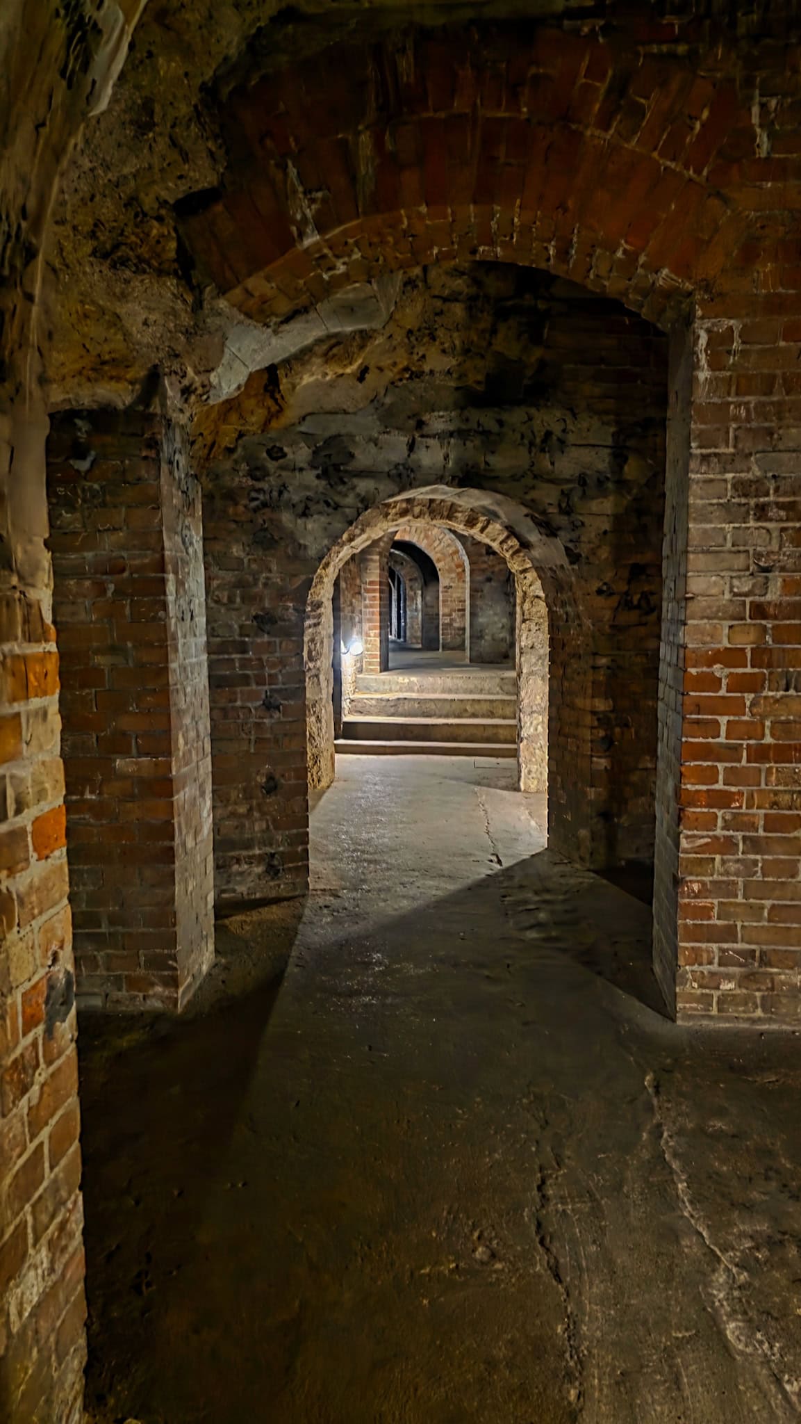 tunnels under the buda castle in budapest