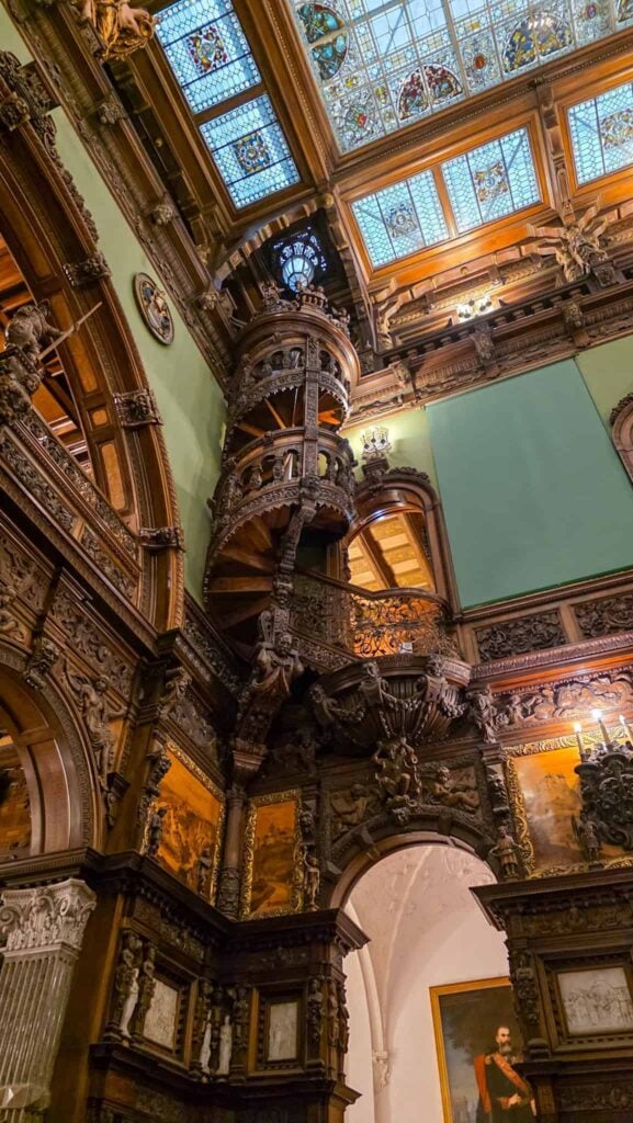 a room inside of peles castle