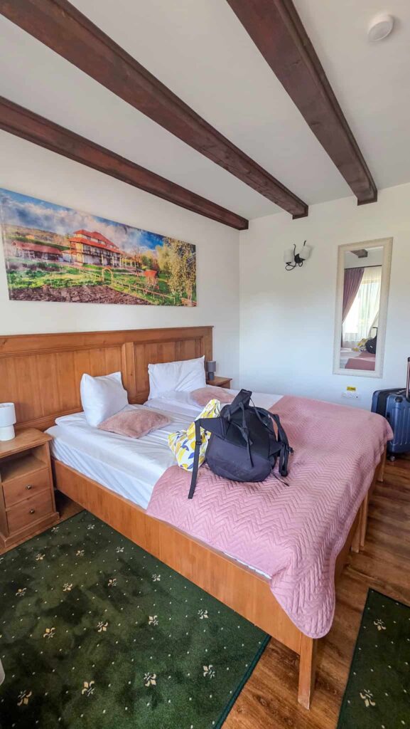 the author's room at pensiunea sonnenhof in sighisoara