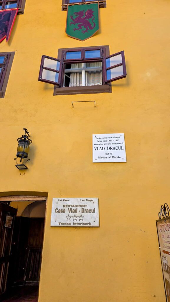 the house of vlad dracul in sighisoara