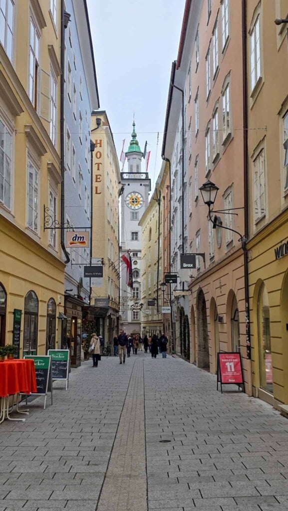a street in salzburg