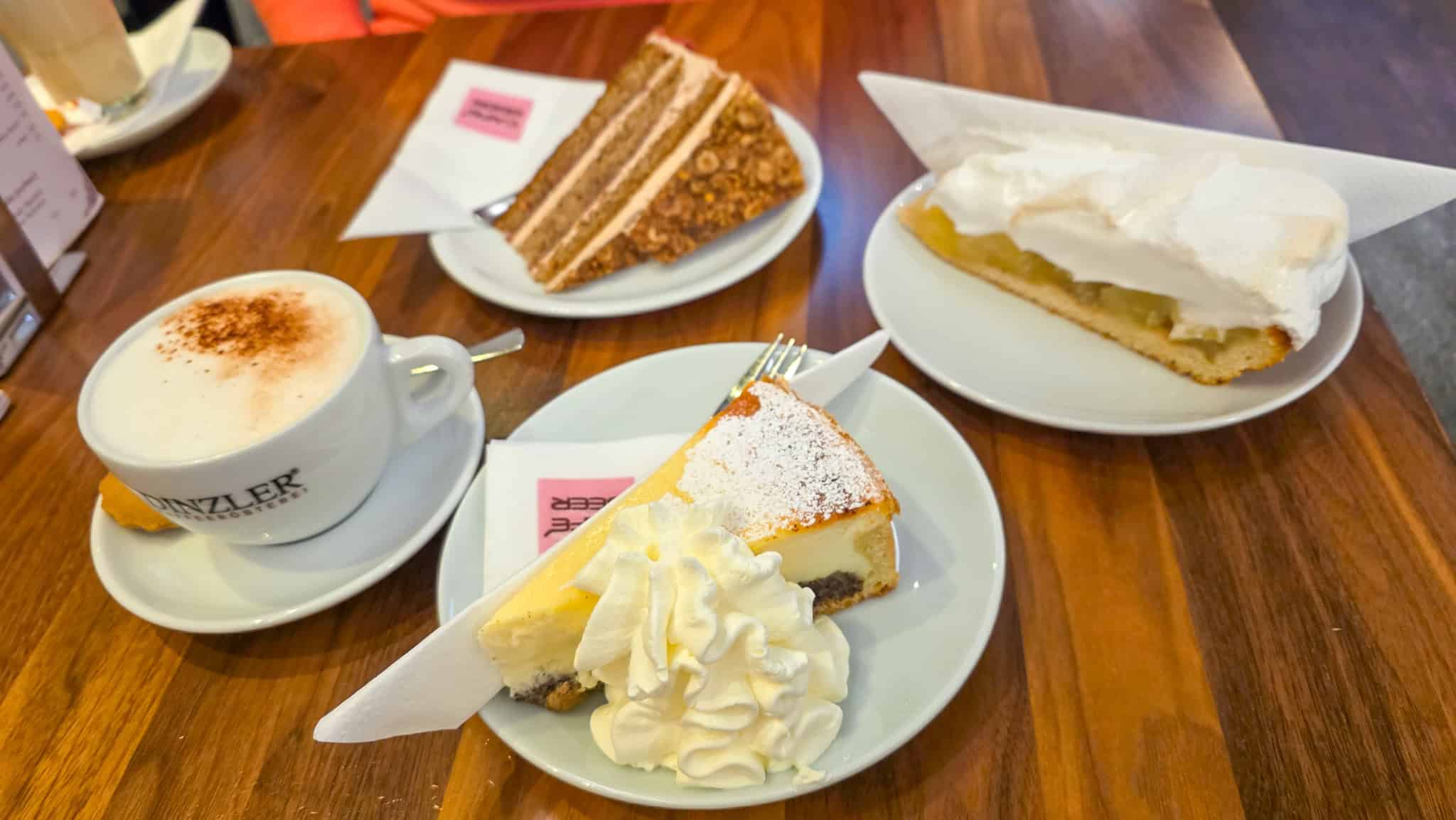 coffee and cakes and cake konditorei beer in nuremberg