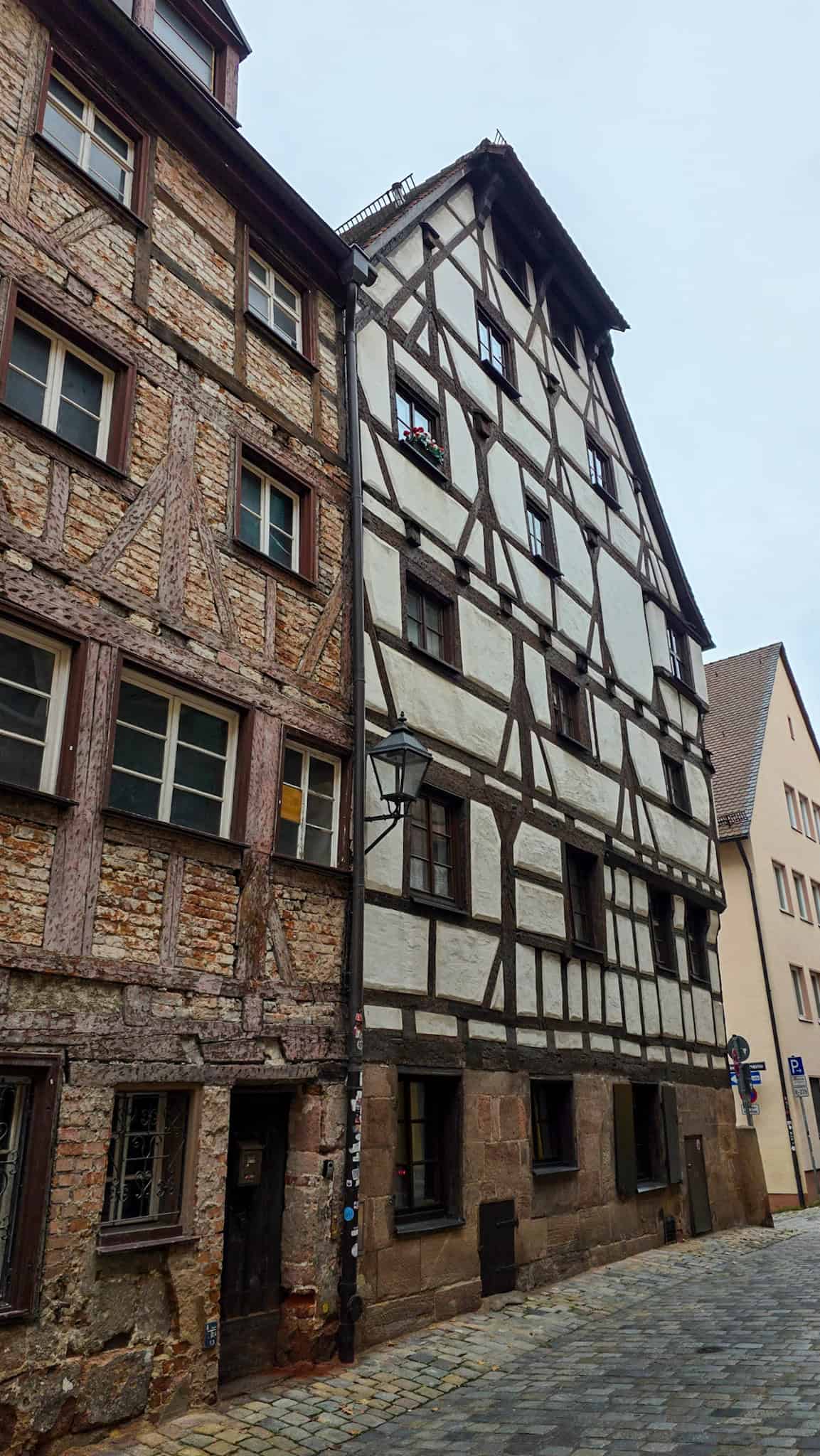 half-timbered houses in nuremberg