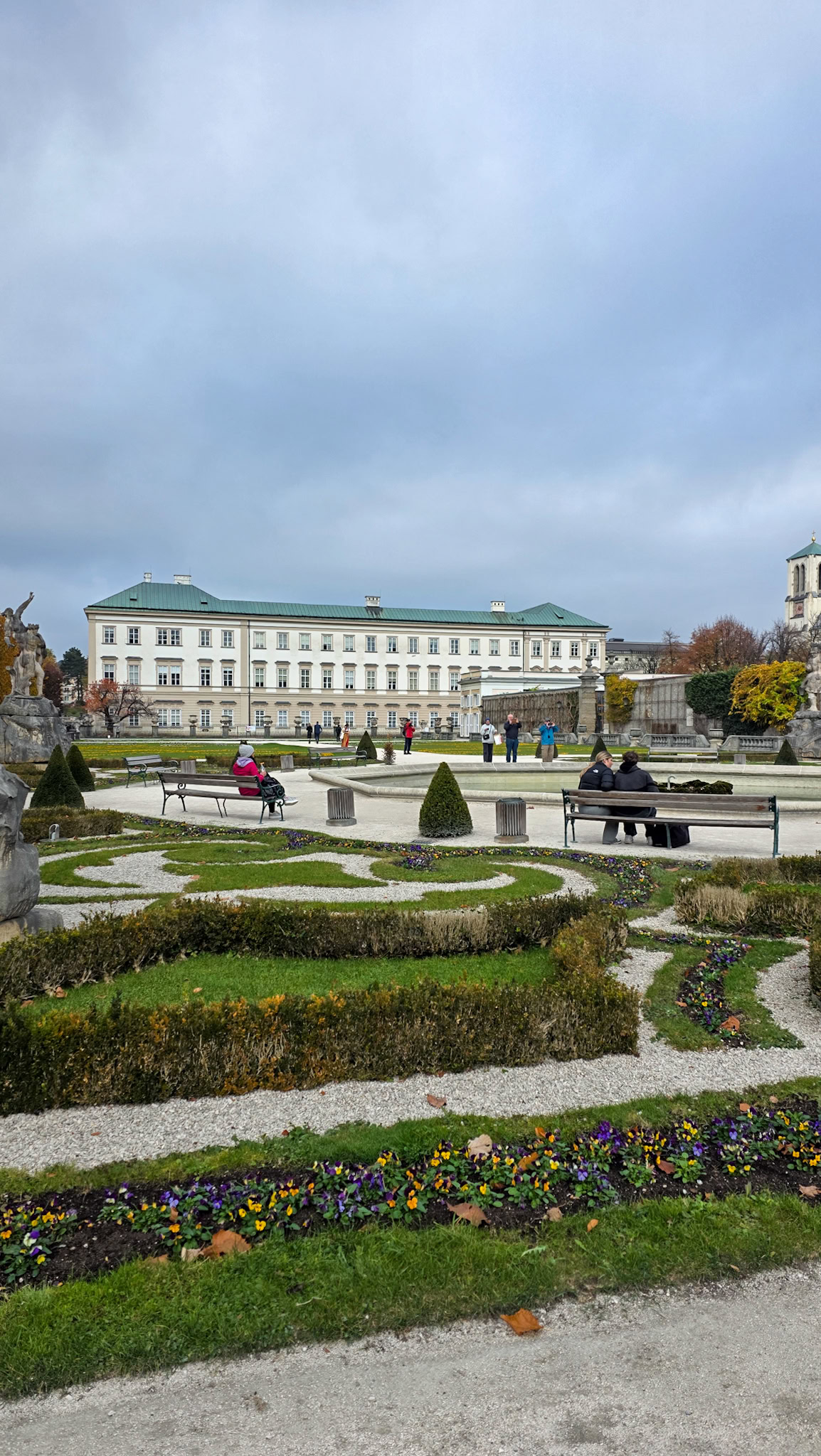 mirabell gardens in salzburg