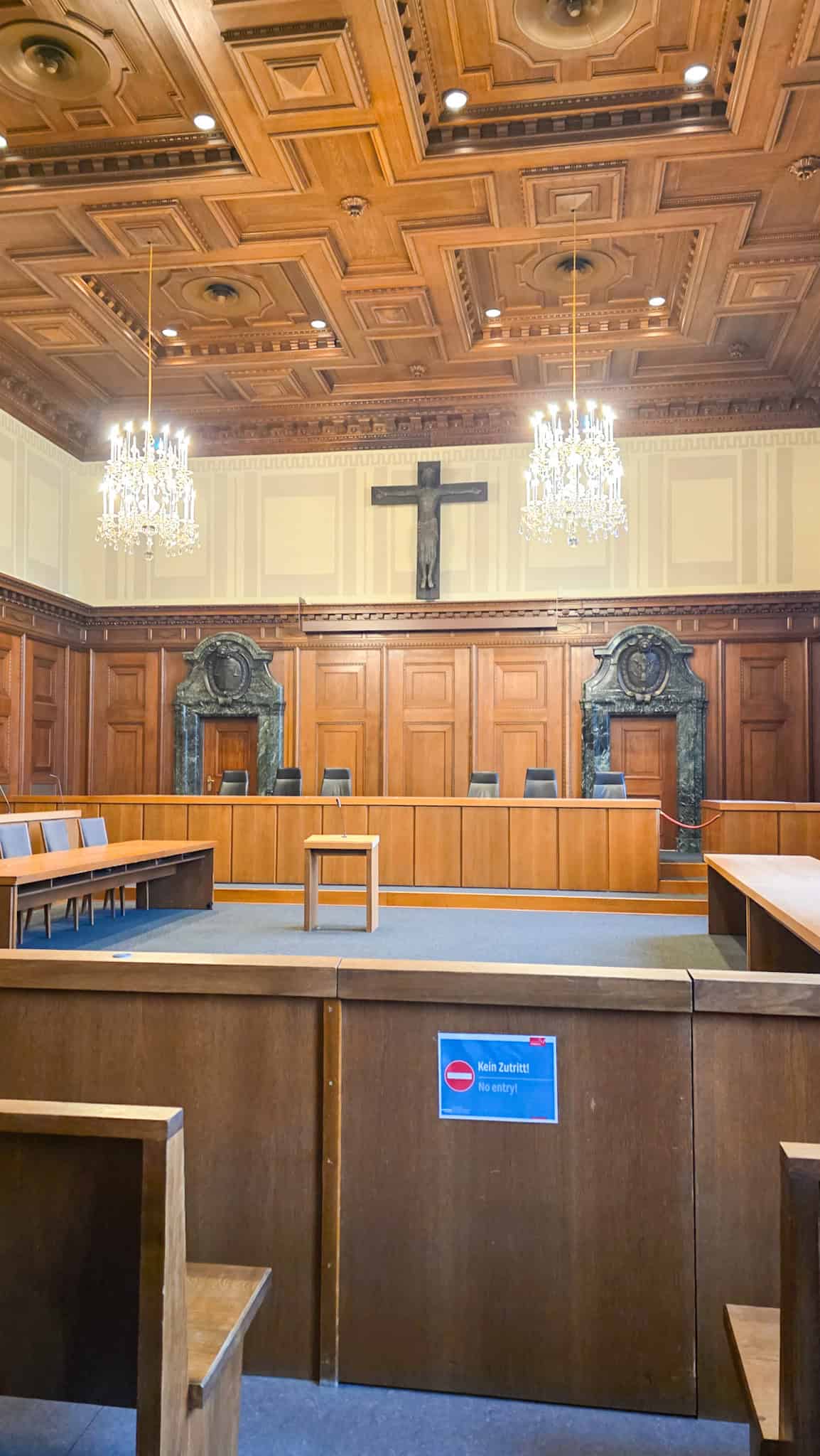 room 600 of the nuremberg trials