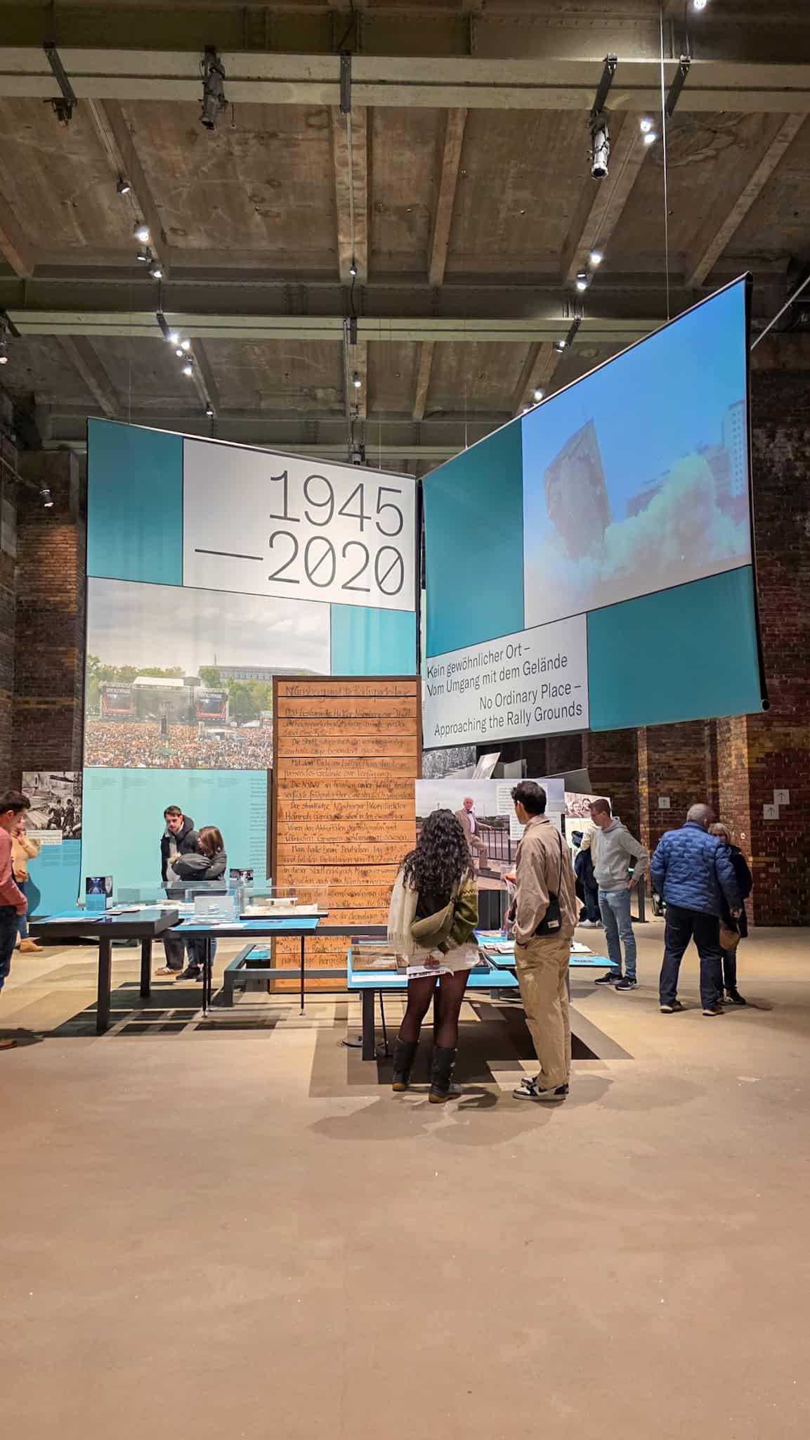 the exhibit at the nazi party rally grounds