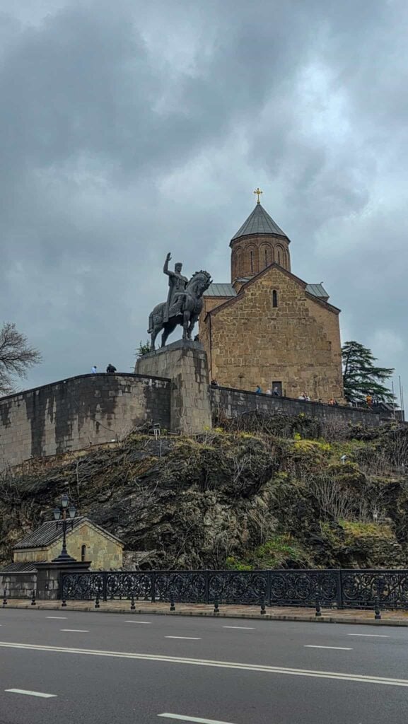 Metekhi Church, the start of this tbilisi 2 day itinerary