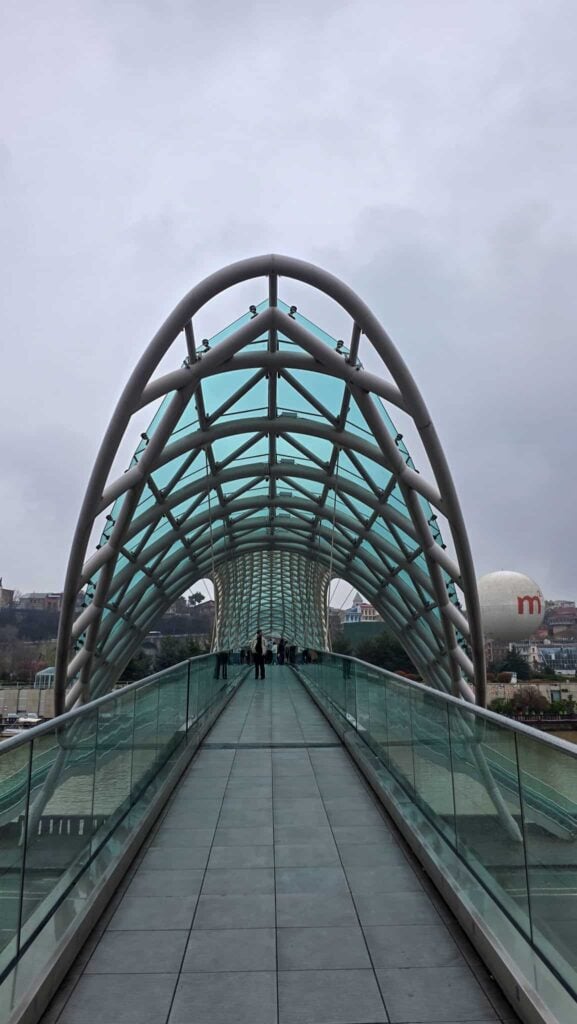 bridge of peace in tbilisi