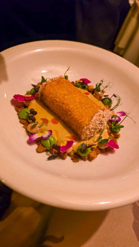 turkey dish at barbarestan in tbilisi