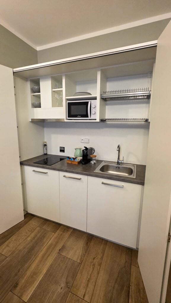 kitchenette at numa libusa prague