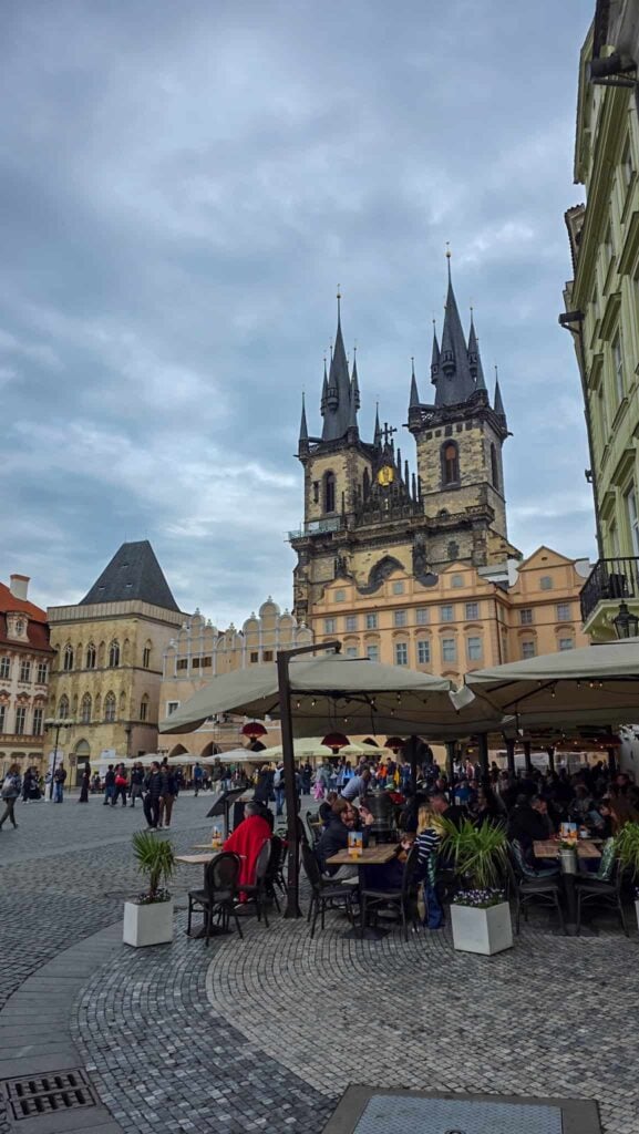 old town square in prague