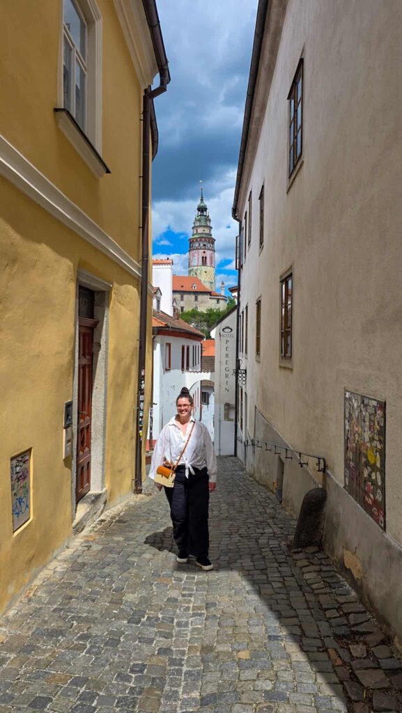 the author in cesky krumlov