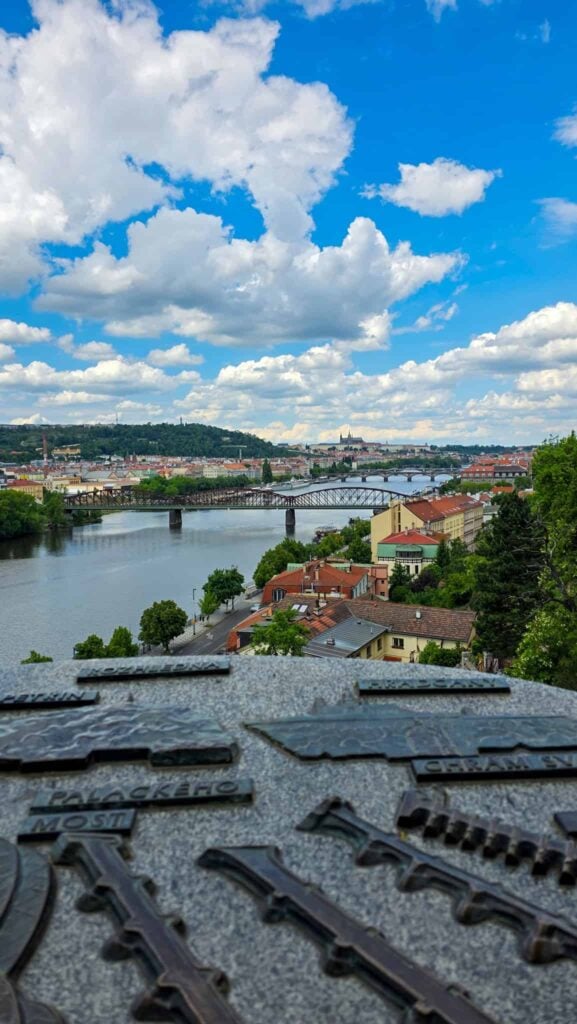 view from vysehrad fortress in prague, one of the best things to do in Prague