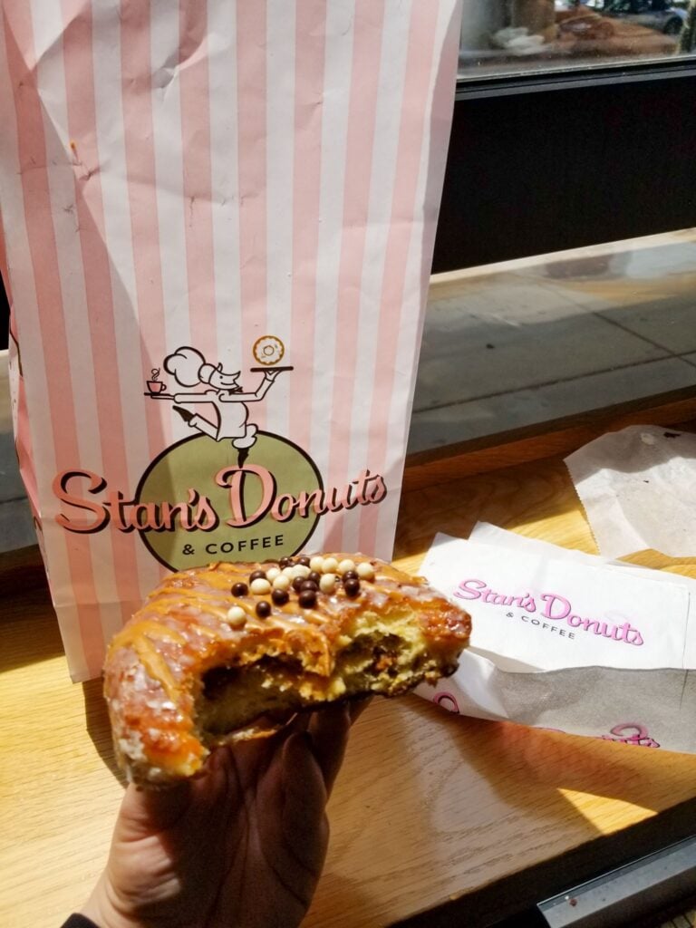 the inside of a stan's donut, the best donuts in chicago
